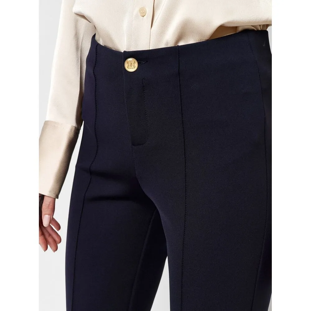 Alisa_Slim_296 – Broek van Rosner met plooien