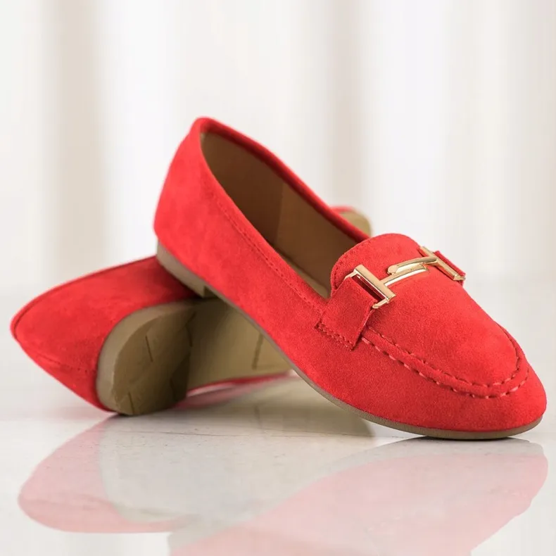 Anesia Paris Elegante loafers rood