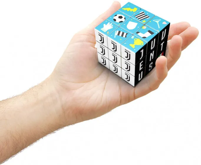 Cube Juventus junior 6 cm wit/zwart