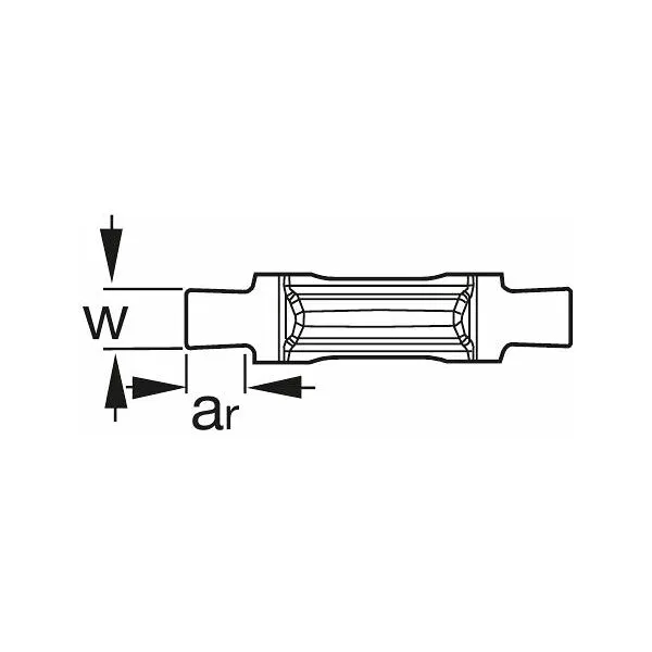 GARANT Groefsteekplaat, HB7010, Steekbreedte w: 0,5mm