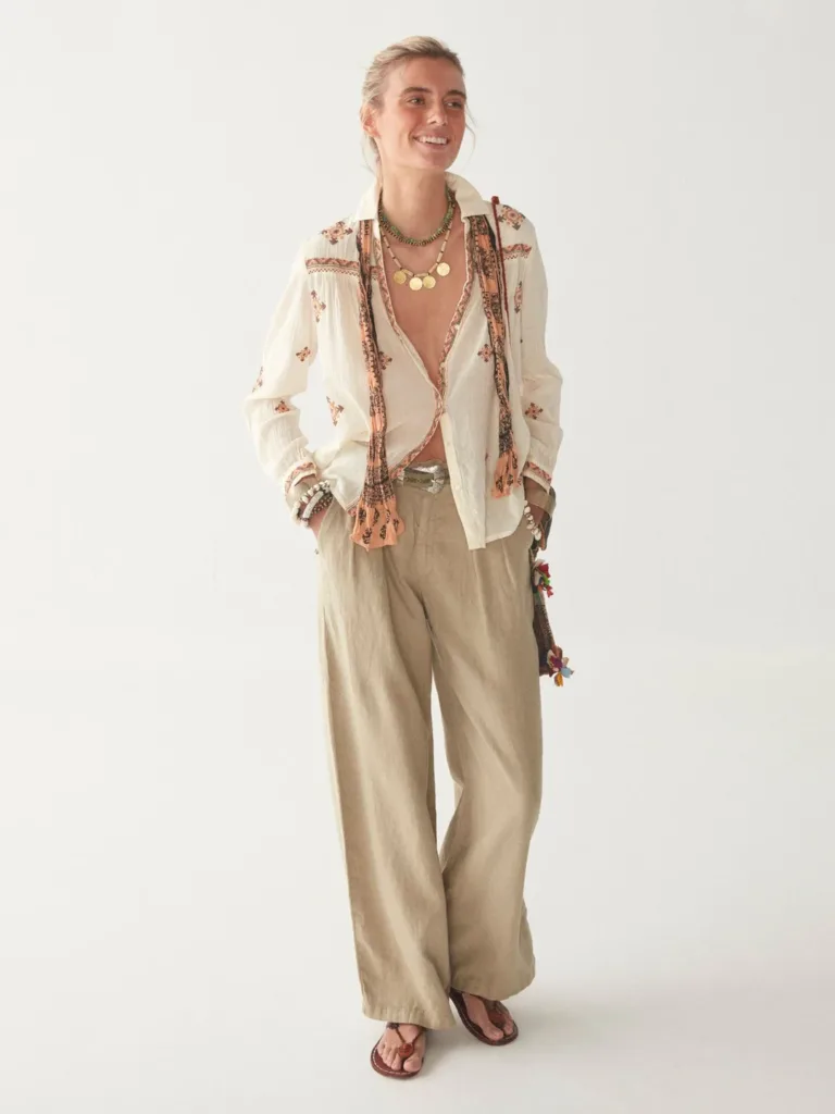 Maison Hotel | Blouse | Rombo Blouse Compass Ivory