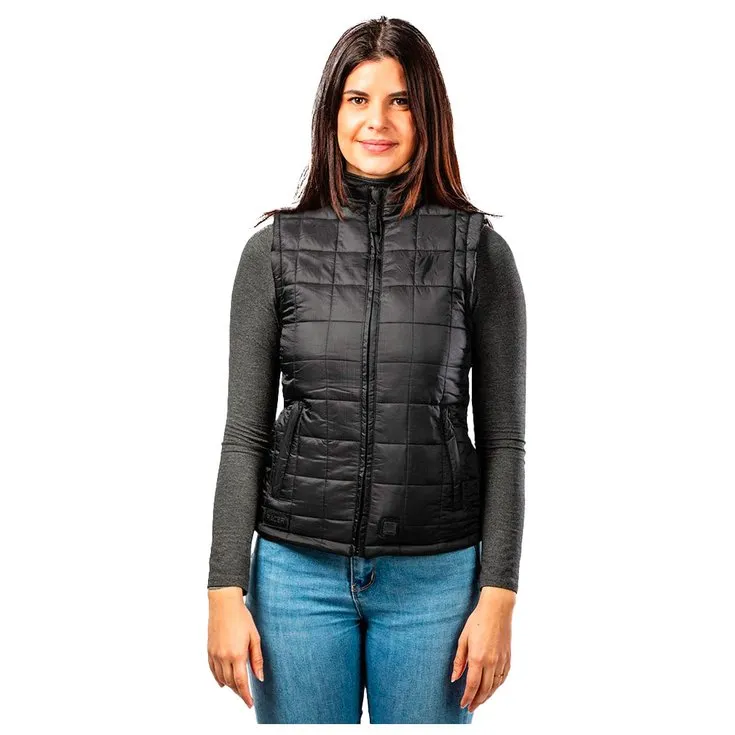 Mouwloze donsjack Racer The District Woman Black