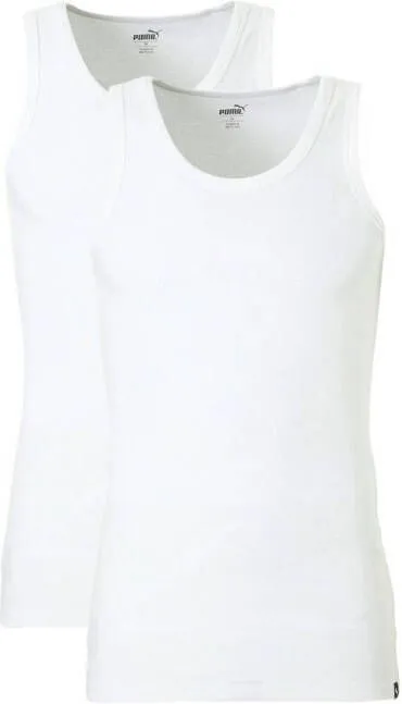 Puma Regular fit tanktop van katoen in een set van 2 stuks