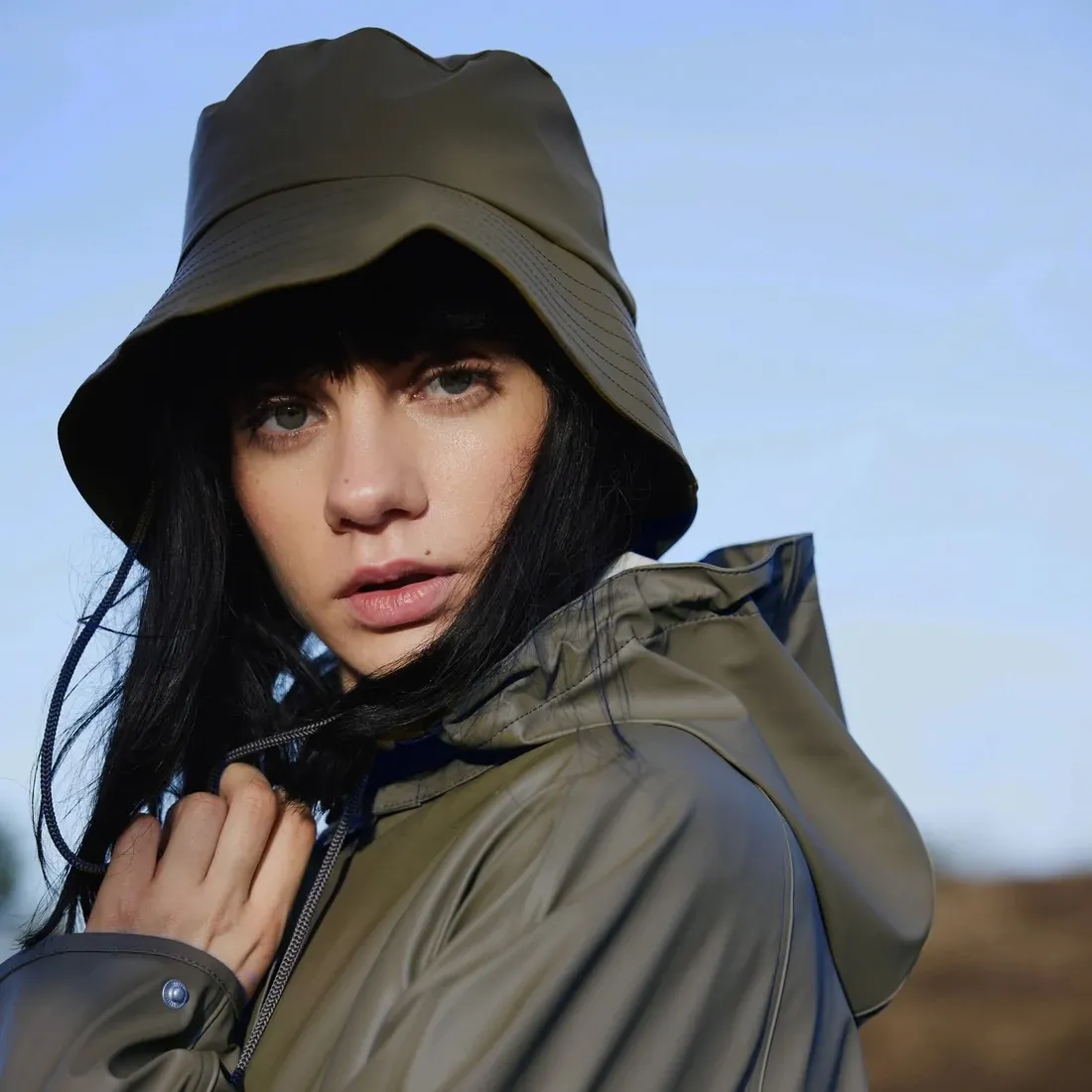 Regenhoed Ilse Jacobsen Women RAIN137 Army