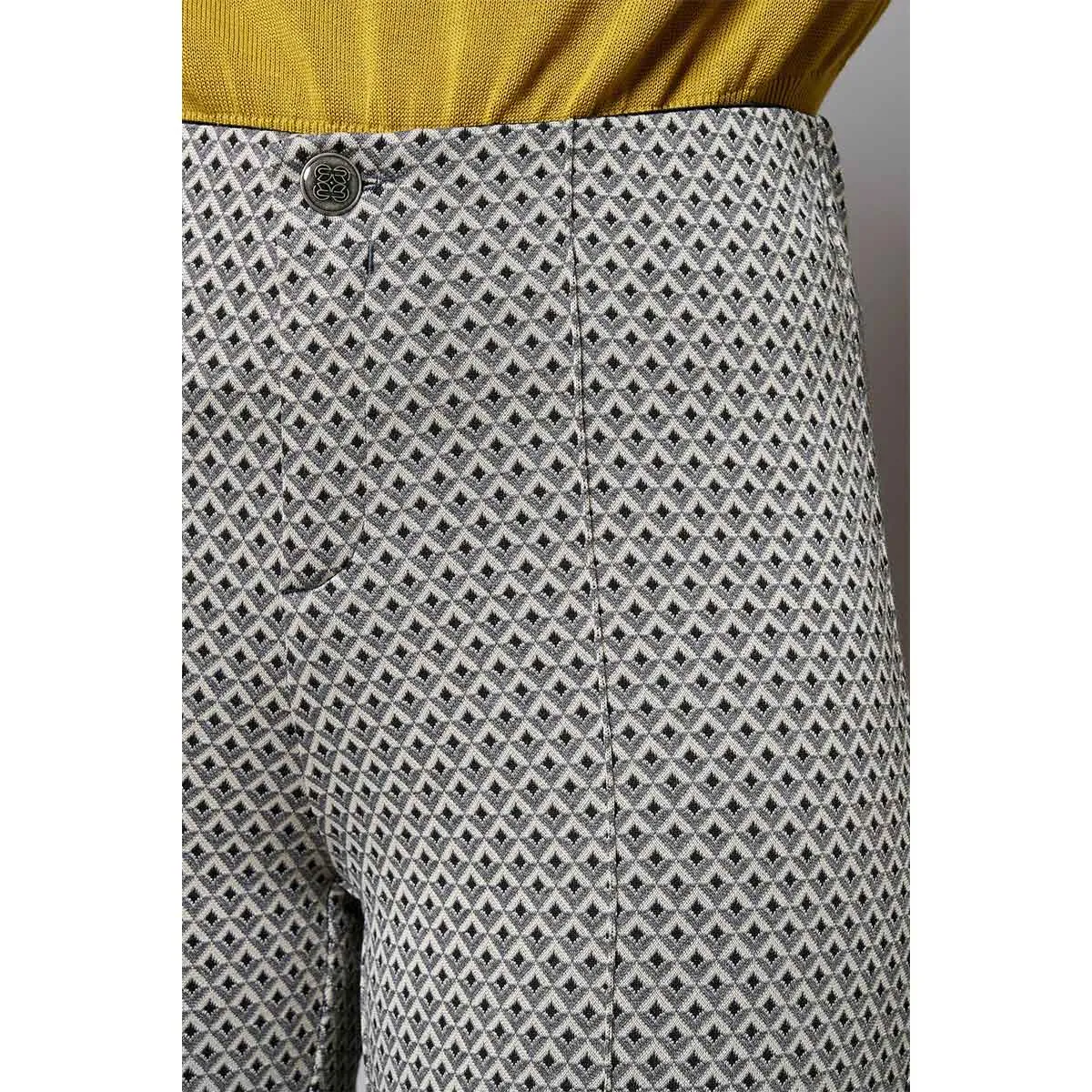 ROSNER BROEK ALISA_SLIM_296 GRIJS