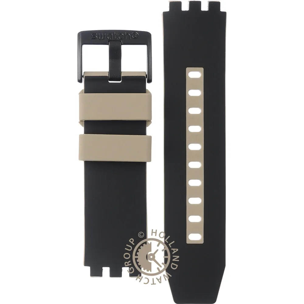 Swatch Plastic - BigBold - SB0/SO27 ASB03C100 Time For Taupe Horlogeband
