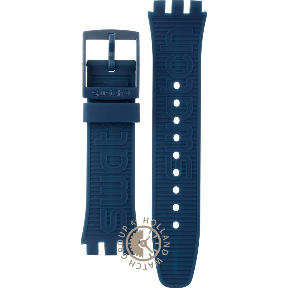 SWATCH PLASTIC  NEW CHRONO  SUS ASUSB418 SUSB418 XDISTRICT BLUE HORLOGEBAND