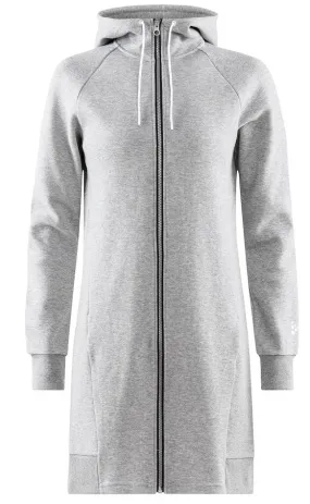 Vest Craft Women District Hood Zip Grey Melange