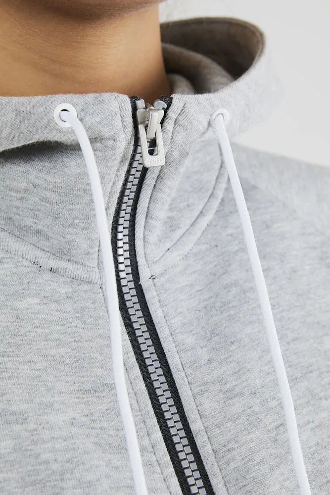 Vest Craft Women District Hood Zip Grey Melange